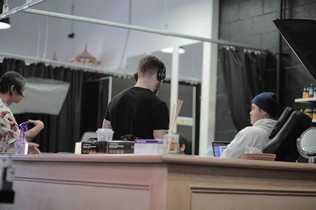 Inside Playhouse Tattoos studio