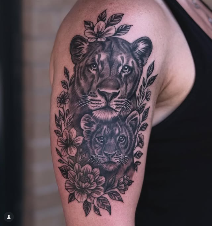 Tigers and Flowers