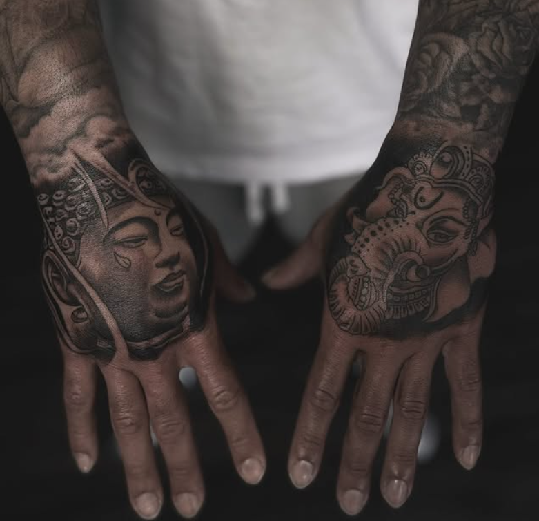 Buddha and Ganesha 